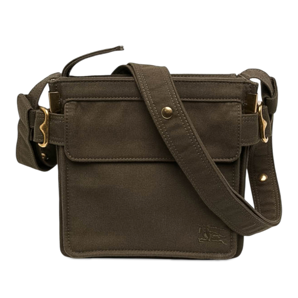 Pre-Loved Burberry Mini Nylon Trench Phone Crossbody